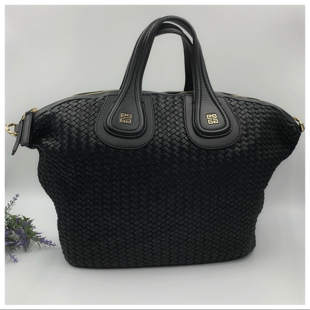 GIVENCHY Nightingale Satchel Woven Leather - Picture 3 of 17